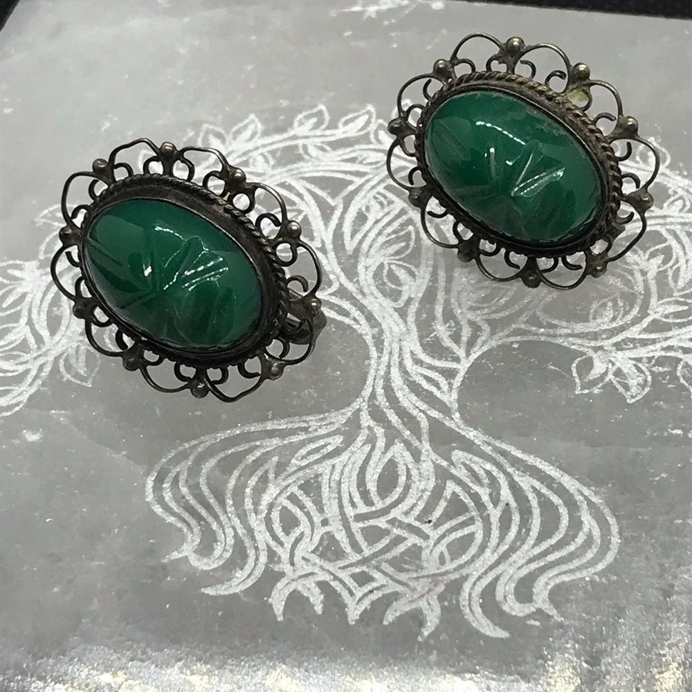 SS 925 screw back earrings